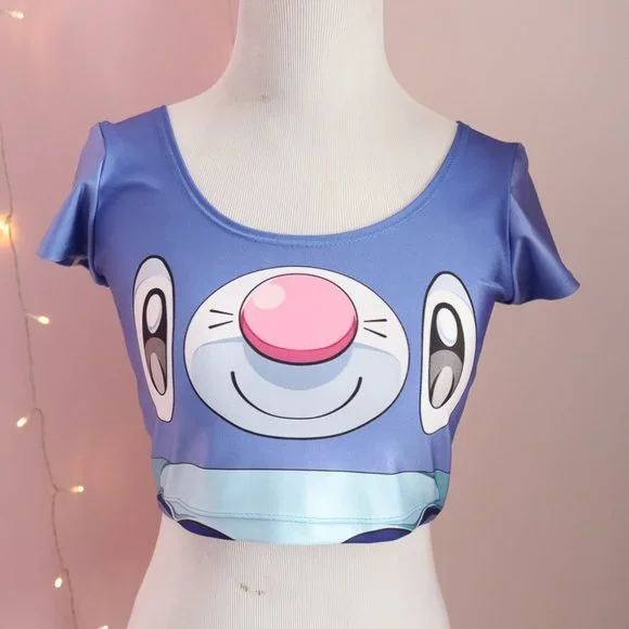 Living Dead Clothing Pokemon Popplio Crop Top - Picture 2 of 8